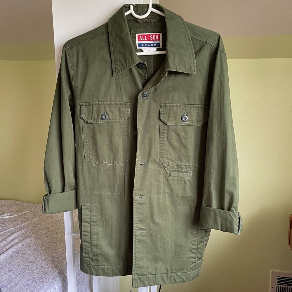 army green jacket